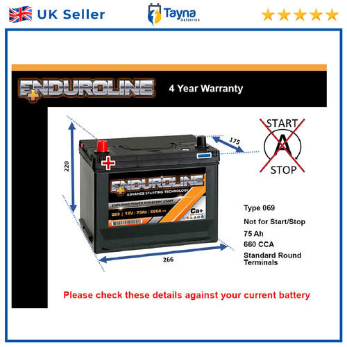Battery fits tvr chimaera - battery,