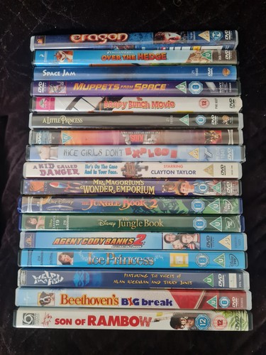 Dvd joblot bundle 17x children - bundle,