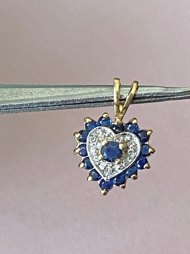 14ct 14k yellow gold sapphire - 14ct,