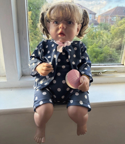 Baby girl doll - doll, light