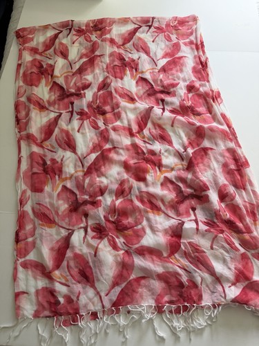 Hollister scarf floral pink - hollister,