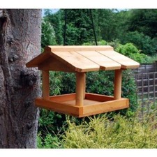  Wild Bird Feeding Station Garden Wooden Tree Hanging Birds Feeder Table