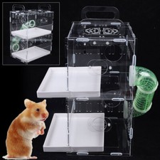 Hamster Cage 2 Tiers Acrylic
