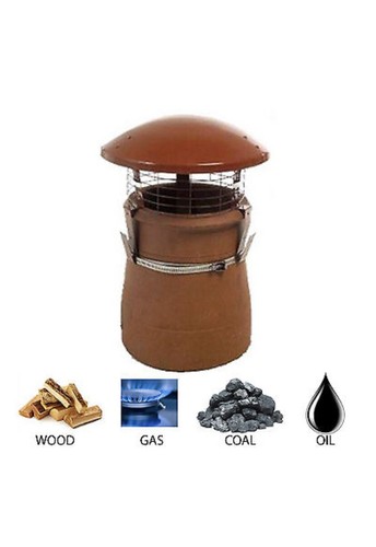 Woodburner chimney pot rain - chimney,