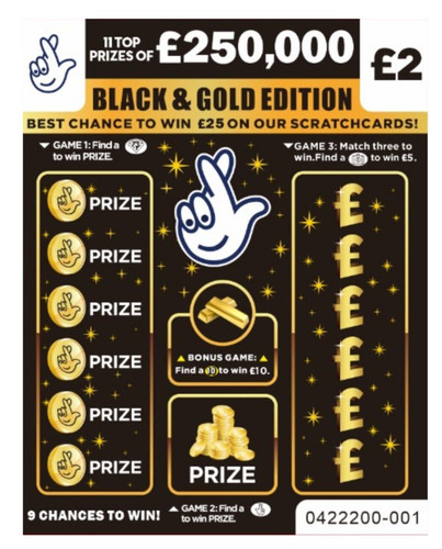 Fake winning lottery - 5x,