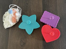 Set of icing cutters and bag of individual lettering and words for Icing Stamp