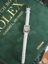 Japanese Vintage Ladies Rectangular Quartz Movement Watch. With New Battery.