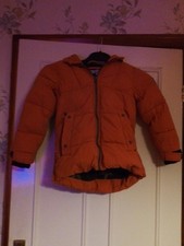 Kids Outdoor Orange Puffer
