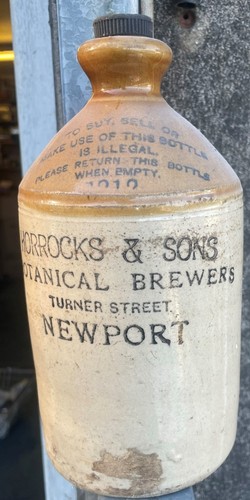 Old welsh brewery bottle - welsh,