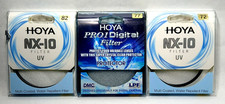 Job Lot HOYA Filters, NX-10 UV 82mm, PRO1 77mm Protector, NX-10 UV 72mm