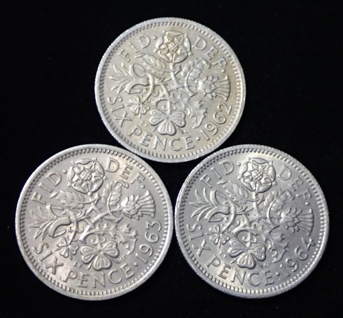 Pence 1962 1963 1964 - uk,