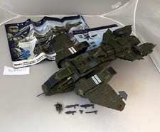 Mega Bloks Halo 96824 UNSC Pelican With Instruction Manual No Box Incomplete #2
