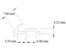 AWNING RAIL INFILL SCREW COVER