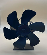 Burner 6-Blade Mini Wood Stove Fan Heat-Powered Log Burner for Home Use
