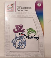 Spellbinders Christmas Dies - Snowman