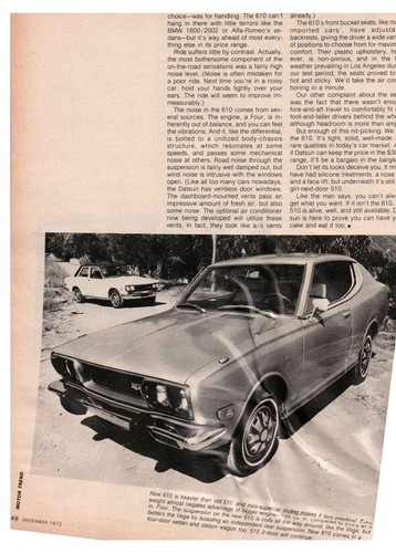 1973 datsun 610 page road - 1973,