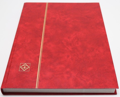 Red page hardcover stamp - red,