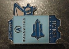 Alton Towers theme Park Galactica Mystery pin Badge 