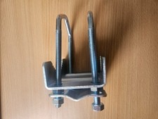 SHELLEY CLAMP 2" x 2"  8 NUT AERIAL POLE UNIVERSAL MAST CB HAM TV BRACKET