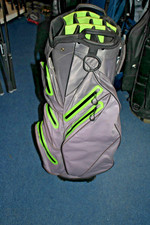 Sta-Dry 14-Way Waterproof Grey/Green Golf Cart Bag & Rainhood