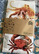 SEA LIFE MARE VITAE GIFT REPUBLIC 100% COTTON APRON - 90 x 64cm *NEW*