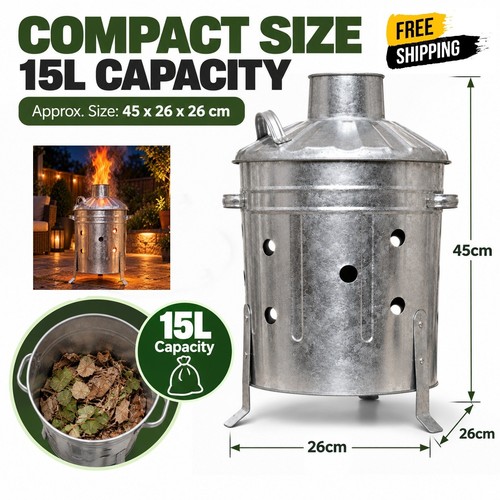 15l garden incinerator - garden,