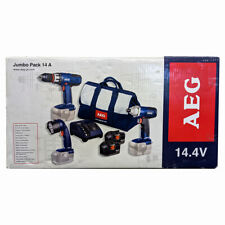 AEG 14.4V JUMBO PACK A POWER TOOLS KIT *NO BATTERIES INCLUDED*