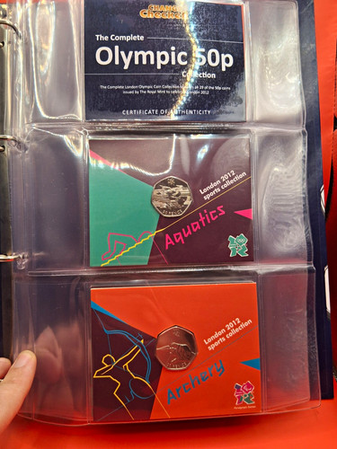 London 2012 olympic 50p - london,