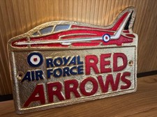 Red arrows raf wall sign - wall,