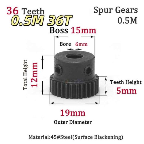 Spur gears steel pinion - spur,