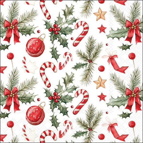 Christmas candy cane - 4x, star