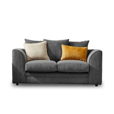 Byron Jumbo 2 Seater Sofa, Extra Wide Comfortable Fabric Couch, Modern Living