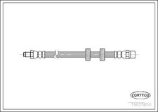 BRAKE HOSE CORTECO 19025850