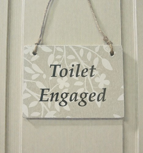 Toilet engaged vacant - toilet,