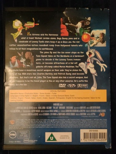 Space jam dvd 1998 - dvd, 1998)
