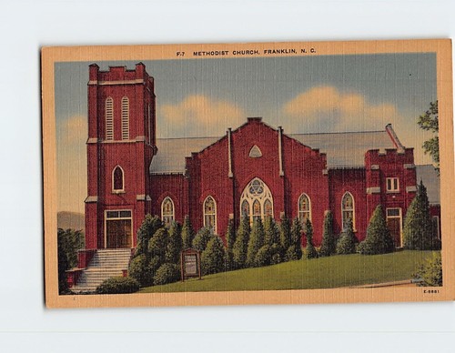 Postcard methodist church - postcard,