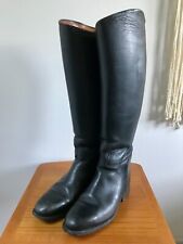 Equestrian Bespoke DERBY Handmade VTG Leather Riding Boots Size UK Woman 5.5