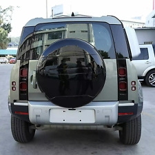REAR SPARE WHEEL TYRE COVER GLOSS BLACK FOR LAND ROVER DEFENDER L663 90&110 20+