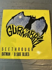 Guana Batz – Seethrough 12" 45 rpm I.D. Records – EYET 6 EX+ VINYL 1986 SEEVE VG