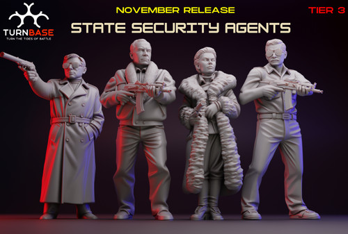 State security agents set 3d - security,