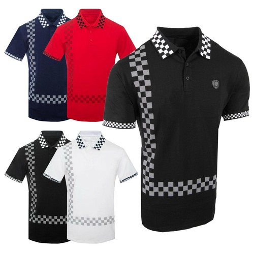 Mens polo shirt - polo, checkered