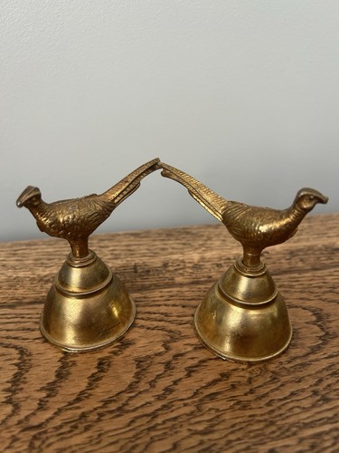 Vintage brass bird - vintage, bell