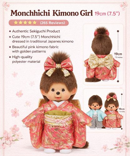 Sekiguchi monchhichi kimono - sekiguchi,