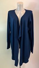Ladies New Capsule Navy Waterfall Cardigan Size 12-14 16-18 20-22
