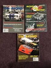 Model Car Racing magazines x 3