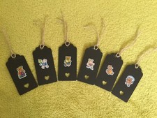 Handmade gift tags teddy - handmade,