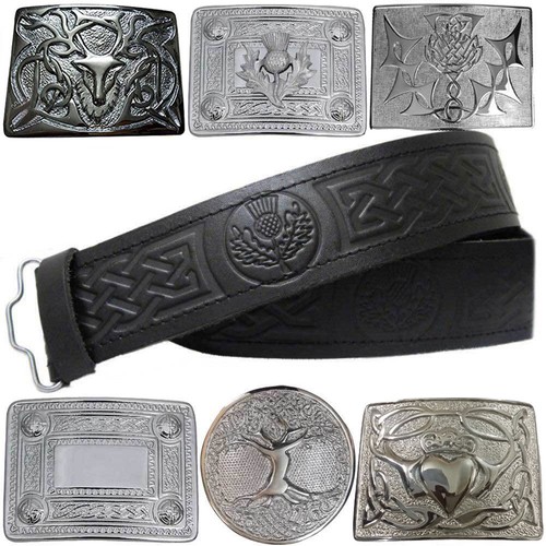 Scottish kilt belt thistle - kilt,
