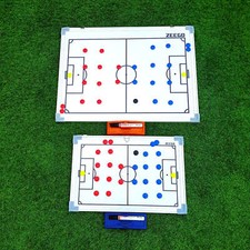ZEEGO Magnetic Football Tactics Training Board Coaching Matchday [Double Sided]