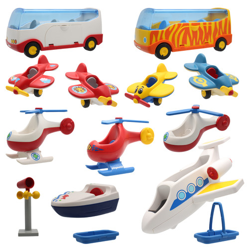 Playmobil 123 airport coaches - playmobil,