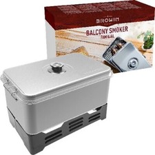 Outdoor Family Smoker Fish Meat & BBQ with Thermometer